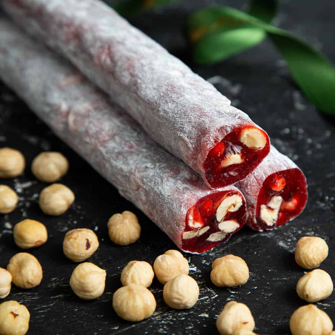 Fındıqlı Vişnəli Fitil Lokum