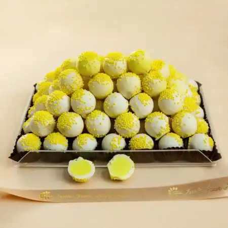 Limonlu trufel şokolad lovelokum